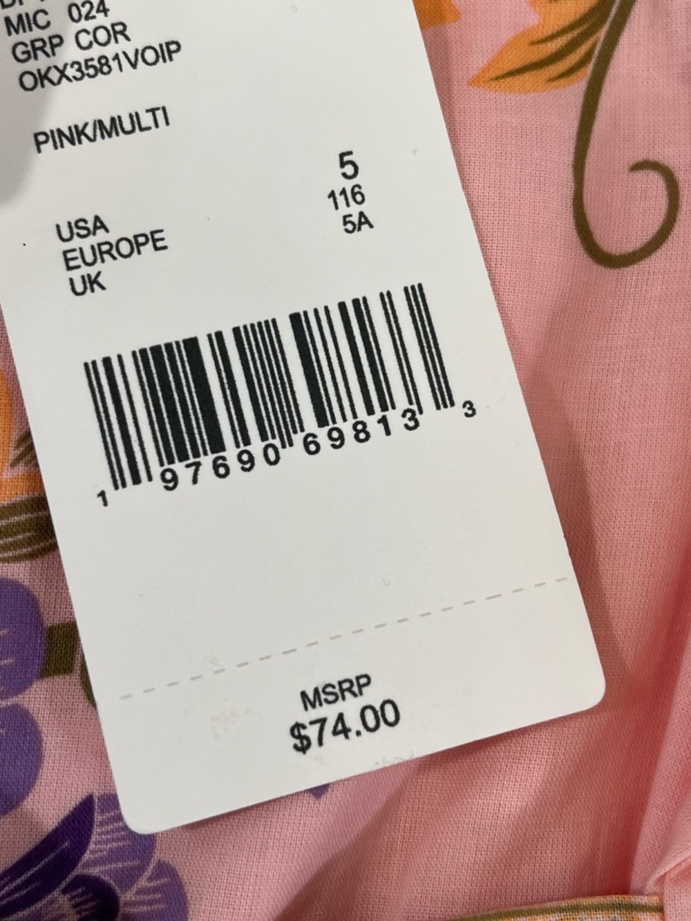 A Loves A "Bubble Sleeve dress in Pink" NWT - Picture 5 of 8